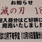 「鬼滅の刃」の最新巻（18巻）大人気で完売続出！！